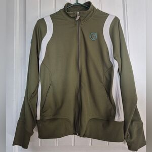 Mens Vintage Saucony Zip Front Performance Jacket Size Large